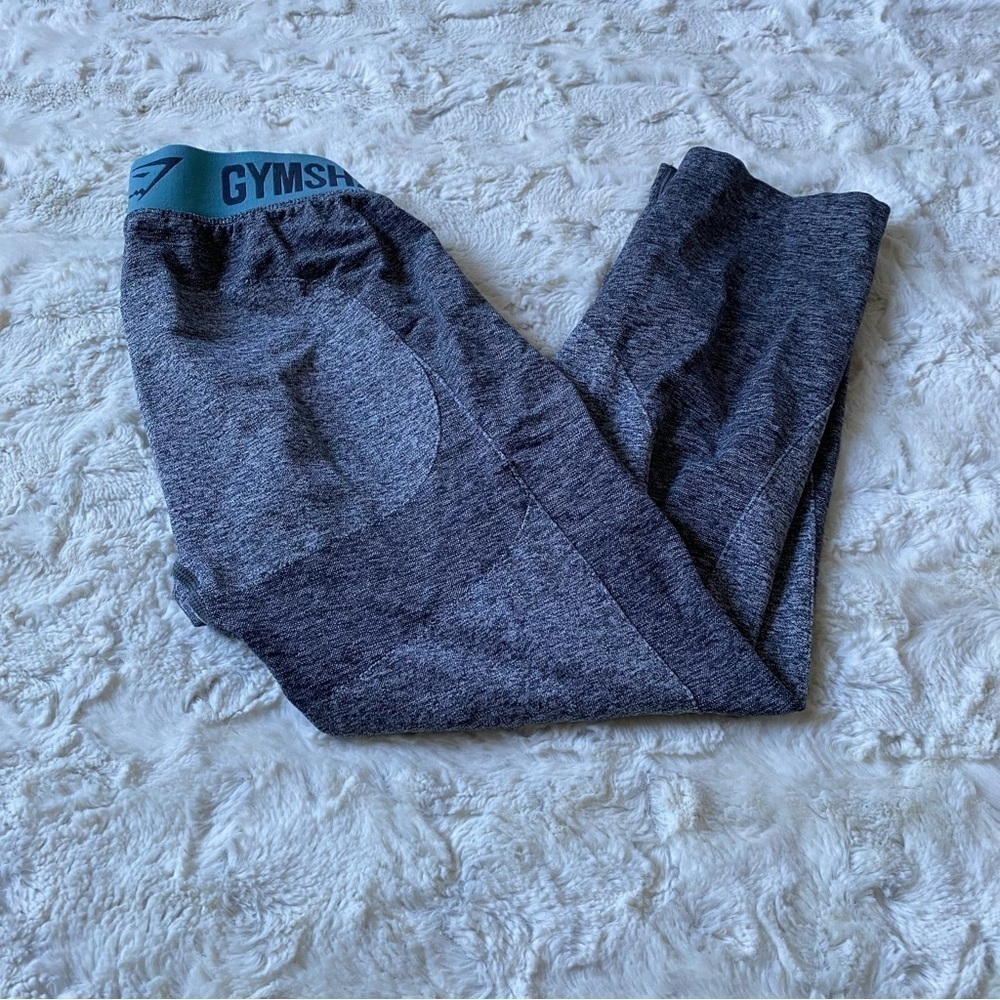 Gymshark Women's Gray Flex Cropped Leggings